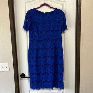 Preston & York Royal Blue Lace Dress